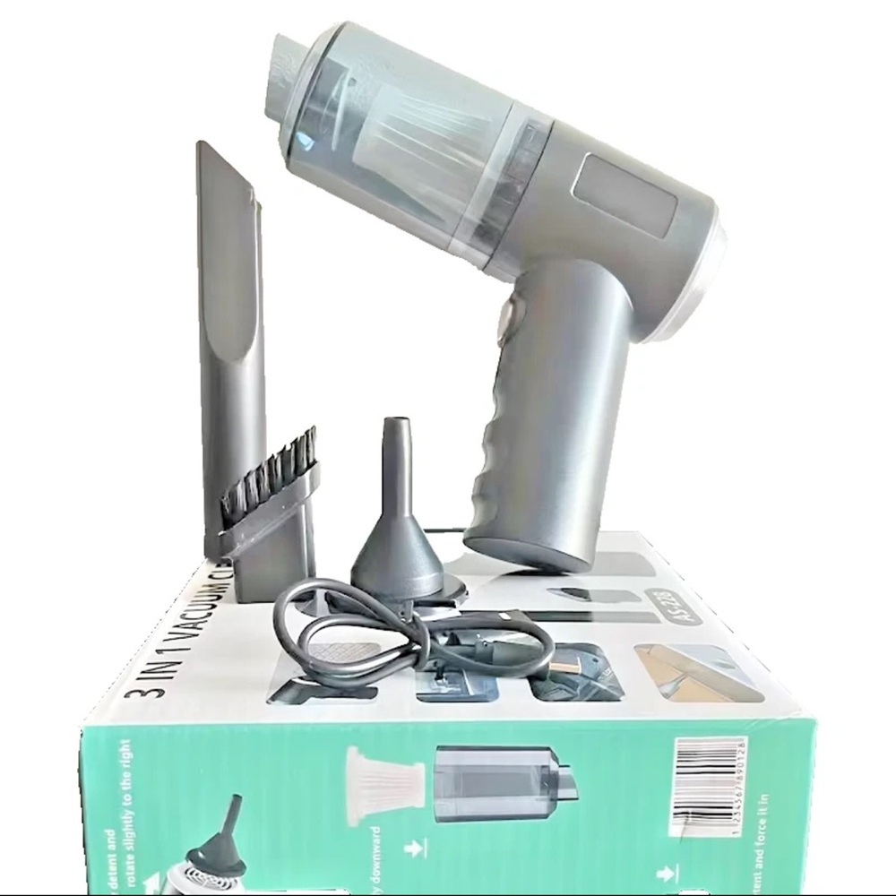 Cordless Car Vacuum Cleaner Compatible for home & Auto - Powerful 9000PA Suction